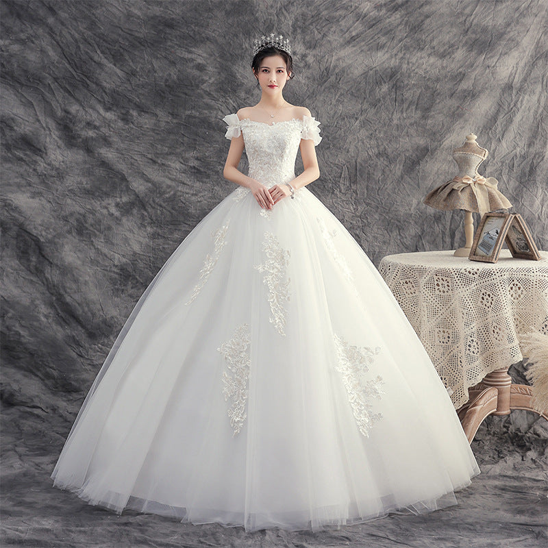 New Wedding Dress for Brides, Forest Style, Petite, Slimming, Super Fairy, Dreamy, Elegant, Light and Simple Dress for Women