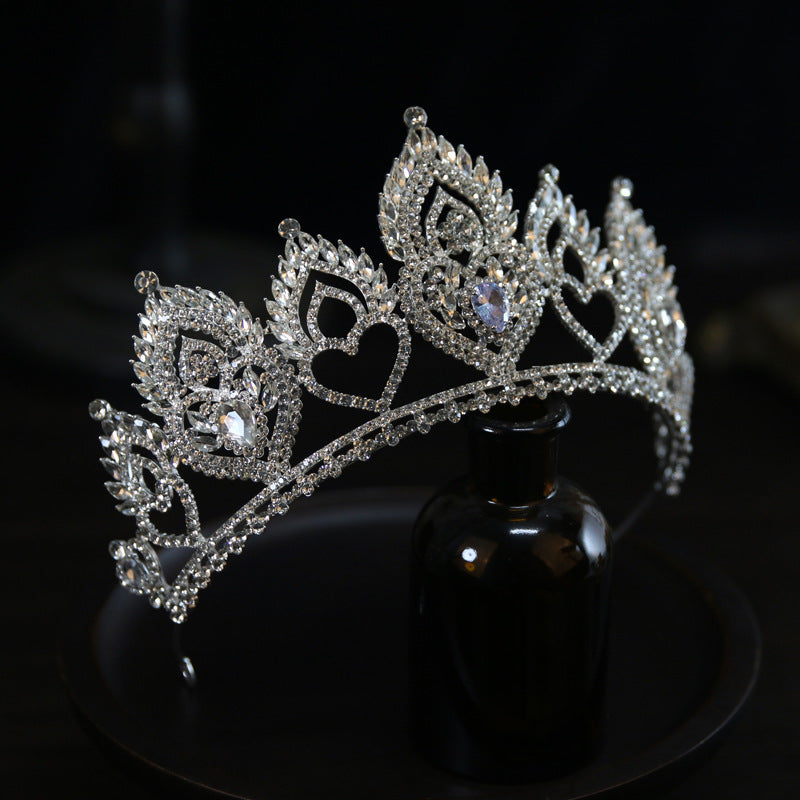 Crown Bride Wedding Headdress Zircon Crown Hair Accessories Main Wedding Dress with H788