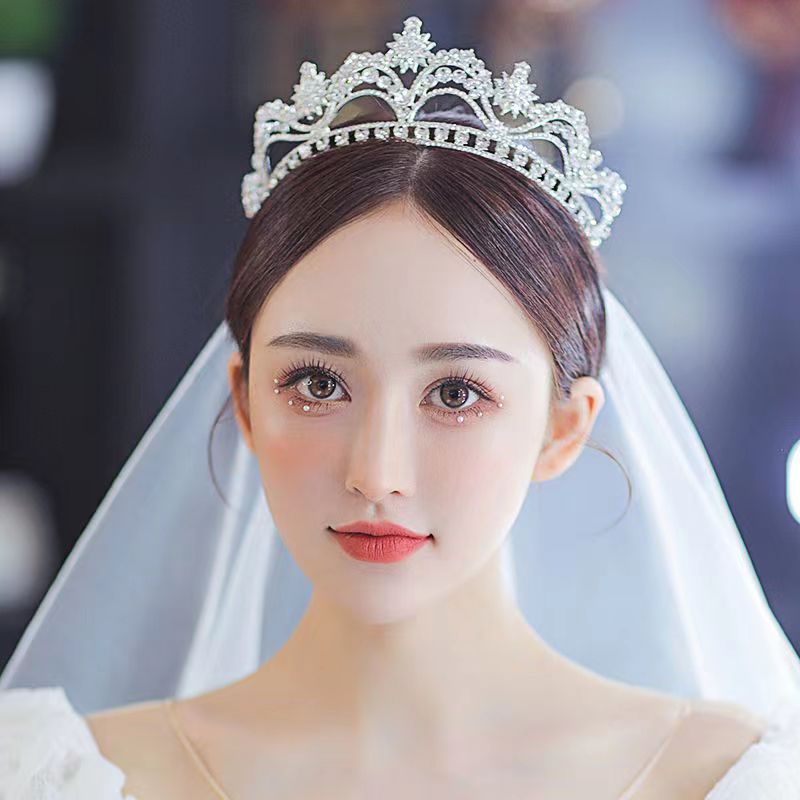 Hair Crown Crown Headdress Wedding Hair Accessories Wedding Dress Accessories Alloy Diamond Crystal Princess Birthday Crown H892