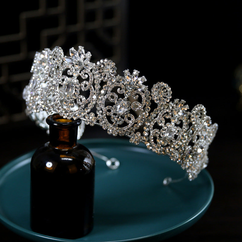 Headdress Crown Bride Wedding Crown Headdress Heavy Industry Crown Hair Accessories Main Wedding Accessories H271