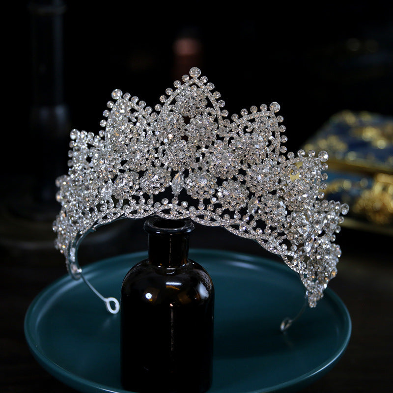 Crown Headdress Adult Luxury Elegant Bride Wedding Crown Headdress Heavy Industry Crown Head Crown Hair Accessories Main Wedding Accessories H762