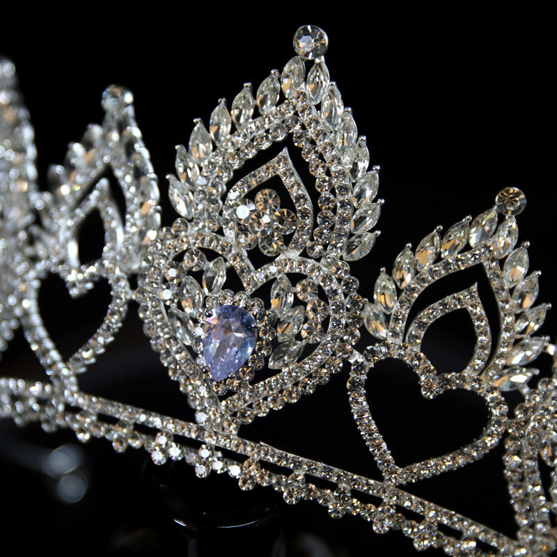 Crown Bride Wedding Headdress Zircon Crown Hair Accessories Main Wedding Dress with H788