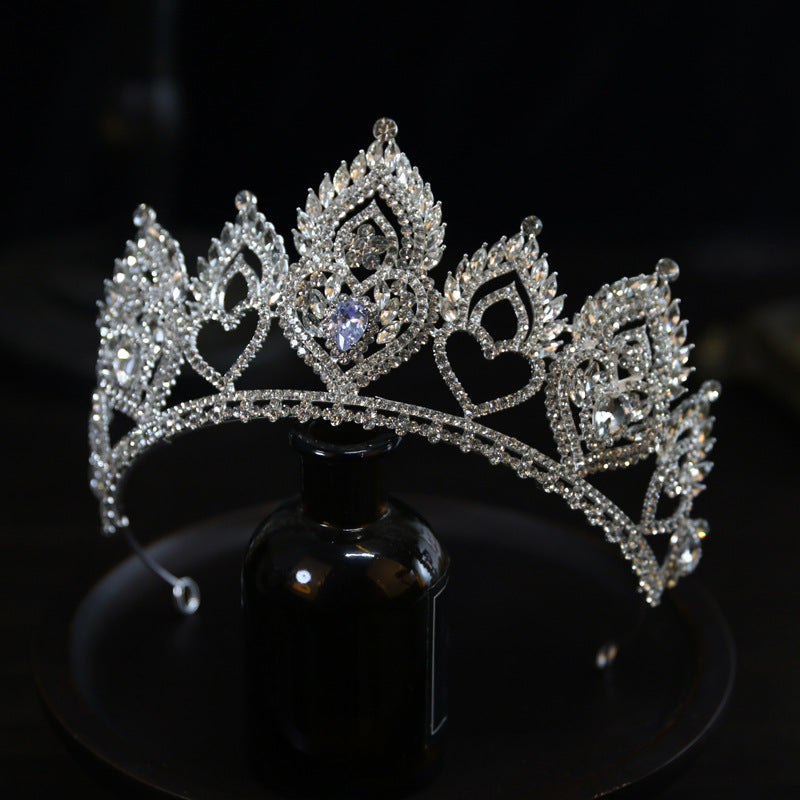 Crown Bride Wedding Headdress Zircon Crown Hair Accessories Main Wedding Dress with H788