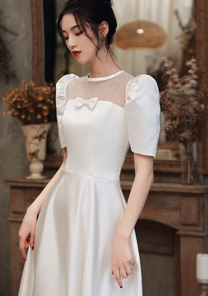 Wedding dress evening dress bride main yarn retro heavy industry light gauze dress wedding women drag tail slimming