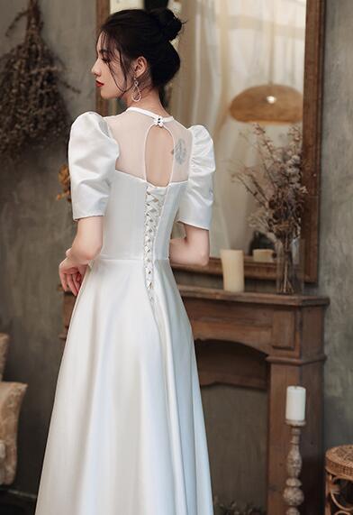 Wedding dress evening dress bride main yarn retro heavy industry light gauze dress wedding women drag tail slimming