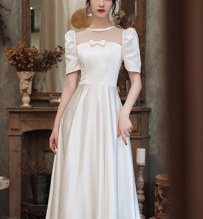 Wedding dress evening dress bride main yarn retro heavy industry light gauze dress wedding women drag tail slimming