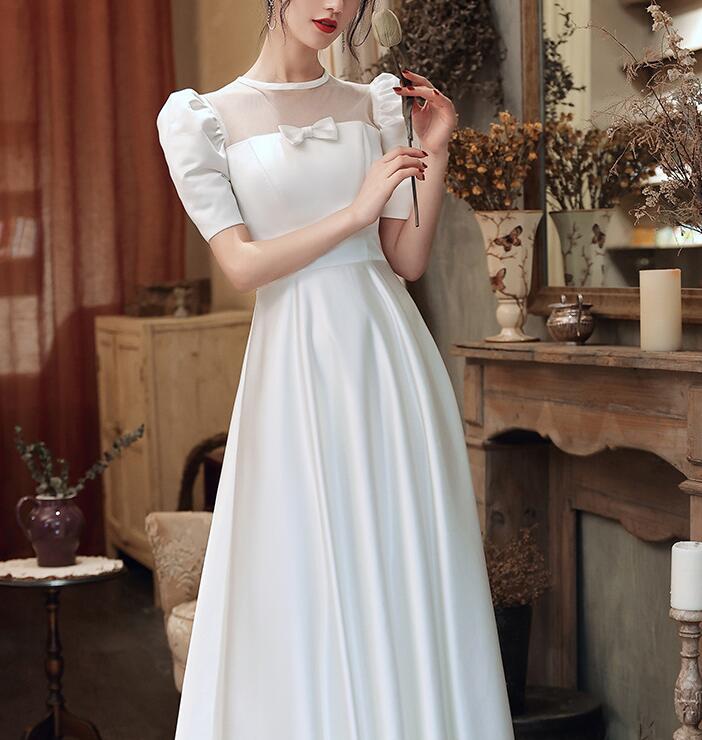 Wedding dress evening dress bride main yarn retro heavy industry light gauze dress wedding women drag tail slimming