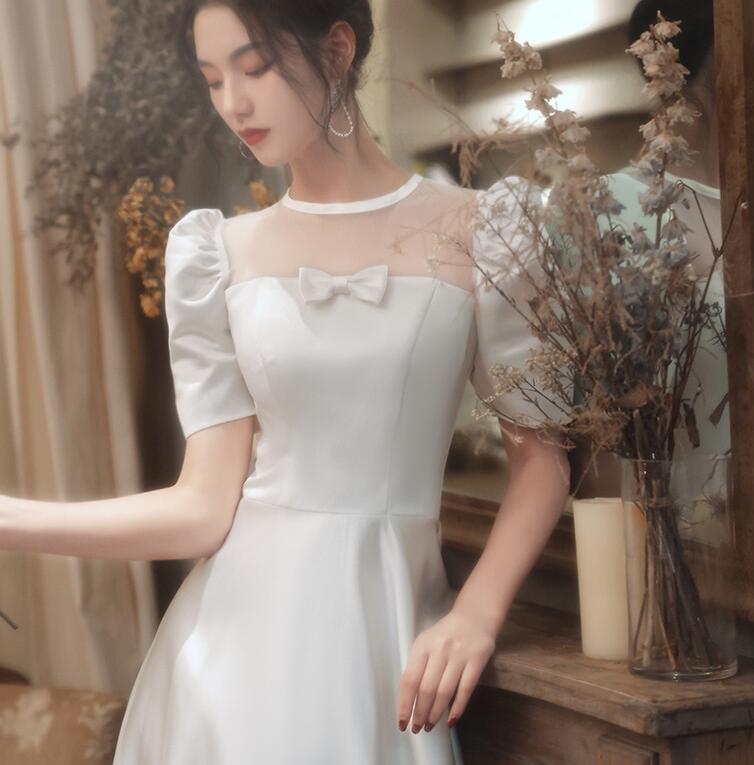 Wedding dress evening dress bride main yarn retro heavy industry light gauze dress wedding women drag tail slimming