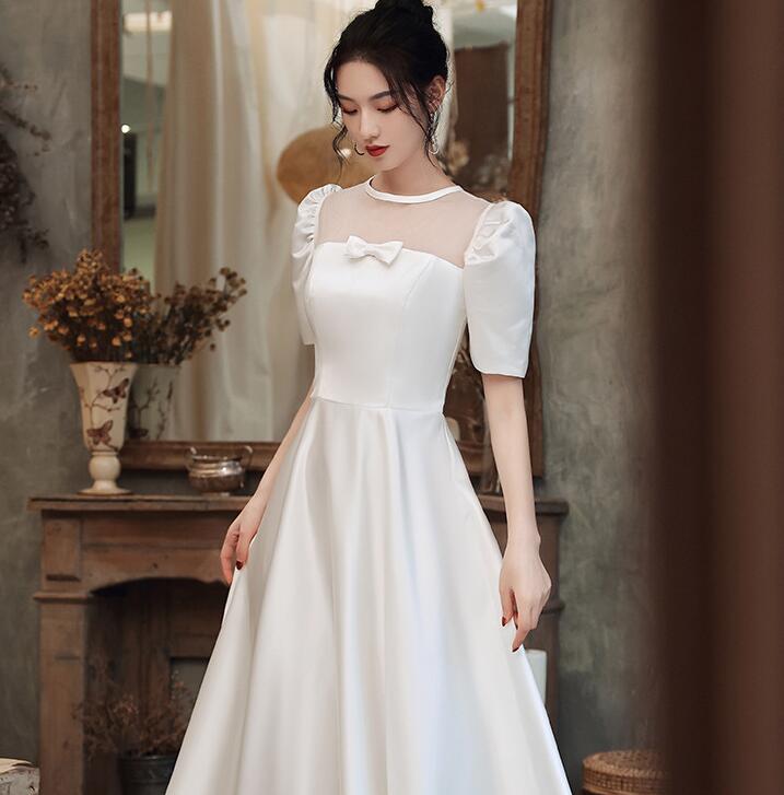 Wedding dress evening dress bride main yarn retro heavy industry light gauze dress wedding women drag tail slimming