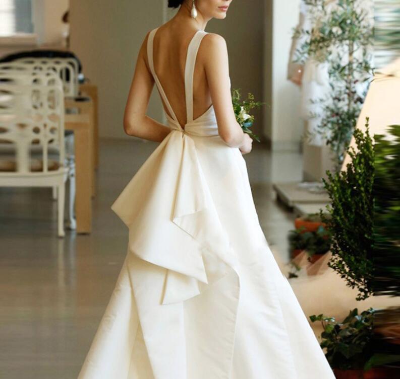 Wedding Dress 2022 The new bride simple princess dream one - word - shoulder satin sen go out gauze tour pat light wedding dress