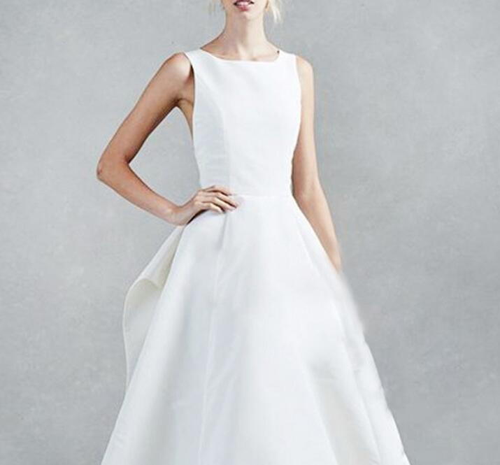 Wedding Dress 2022 The new bride simple princess dream one - word - shoulder satin sen go out gauze tour pat light wedding dress