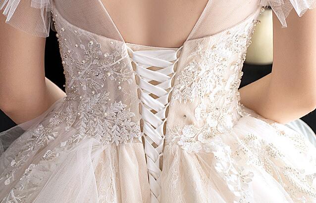 Wedding dress 2022 Spring summer bride simple sen super fairy dream