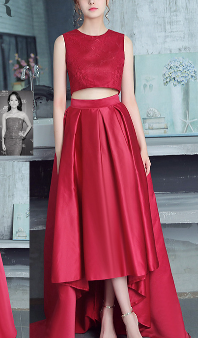 Spring 2022 new waistcoat front short rear long skirt 2 sets of dresses bridesmaid dress slim-fitting evening dress toasting dress