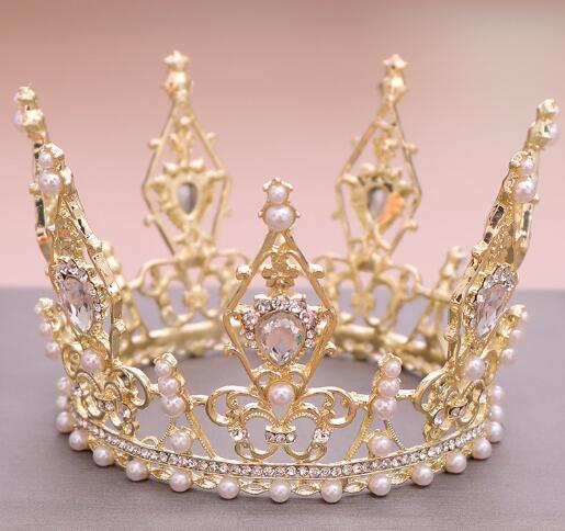 Princess crown tiara bridal headdress banquet show tiara hair accessories