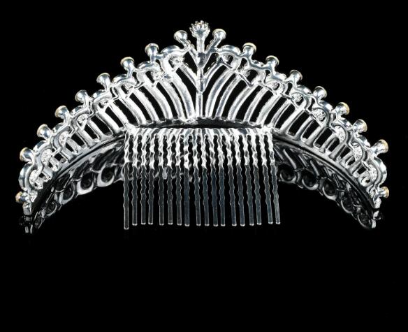 Crown New European and American retro luxury atmosphere princess crown headdress wedding dress hair decoration bride rhinestone crown