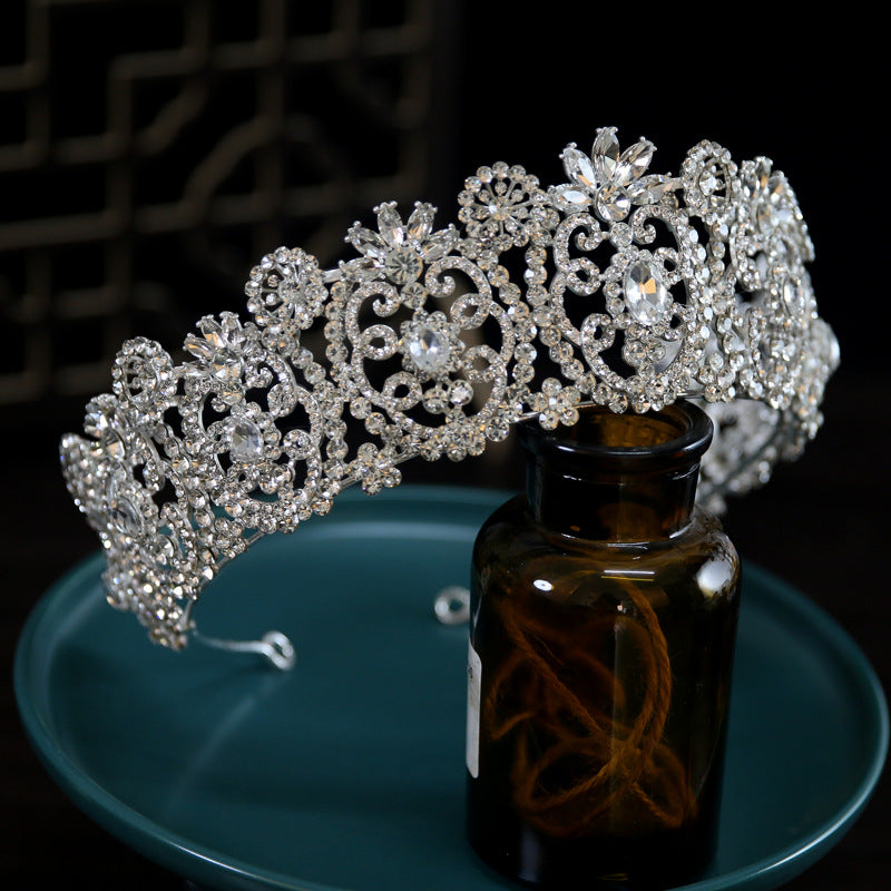 Headdress Crown Bride Wedding Crown Headdress Heavy Industry Crown Hair Accessories Main Wedding Accessories H271