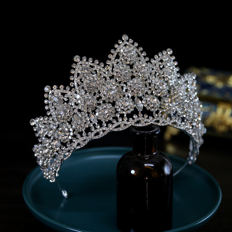 Crown Headdress Adult Luxury Elegant Bride Wedding Crown Headdress Heavy Industry Crown Head Crown Hair Accessories Main Wedding Accessories H762