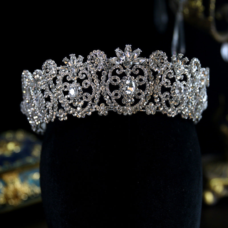 Headdress Crown Bride Wedding Crown Headdress Heavy Industry Crown Hair Accessories Main Wedding Accessories H271